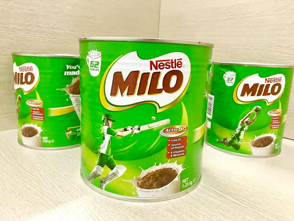 Sữa MILO ÚC 750G và MILO ÚC 1.25KG Giá Cực Rẻ